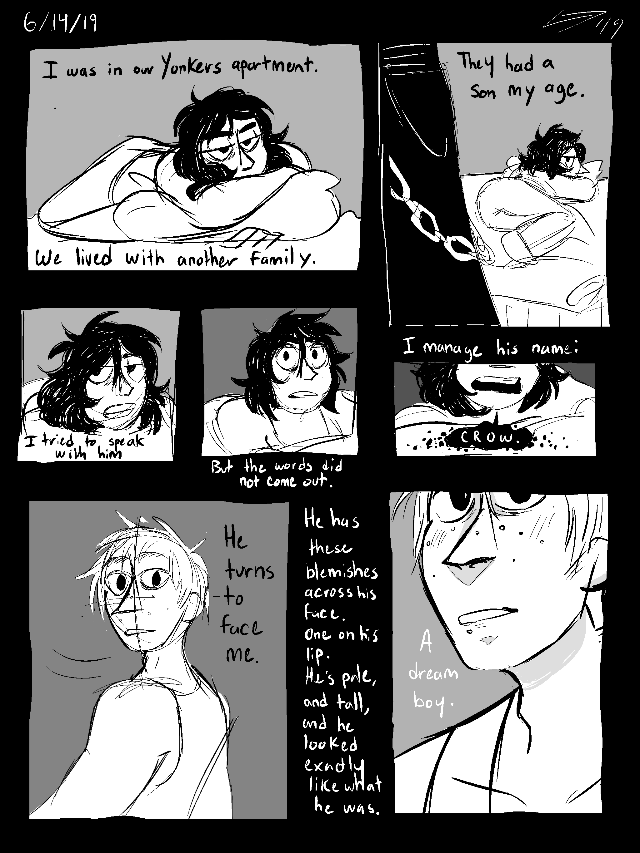 Dream boy comic, 2019