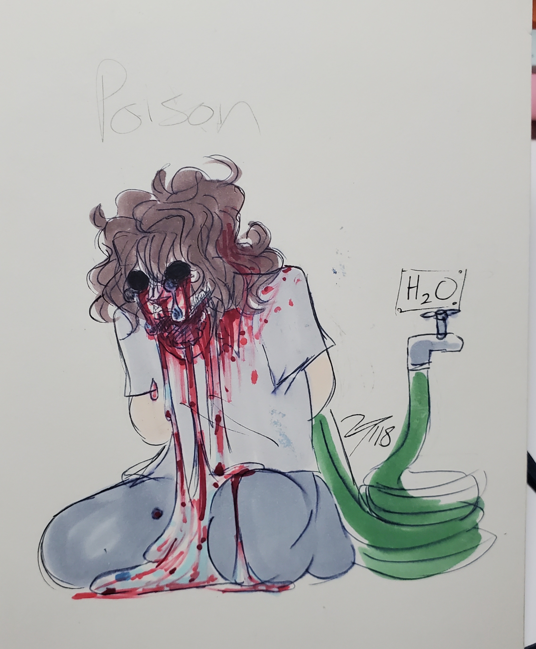 The Boy as a fountain from 2015, 2018