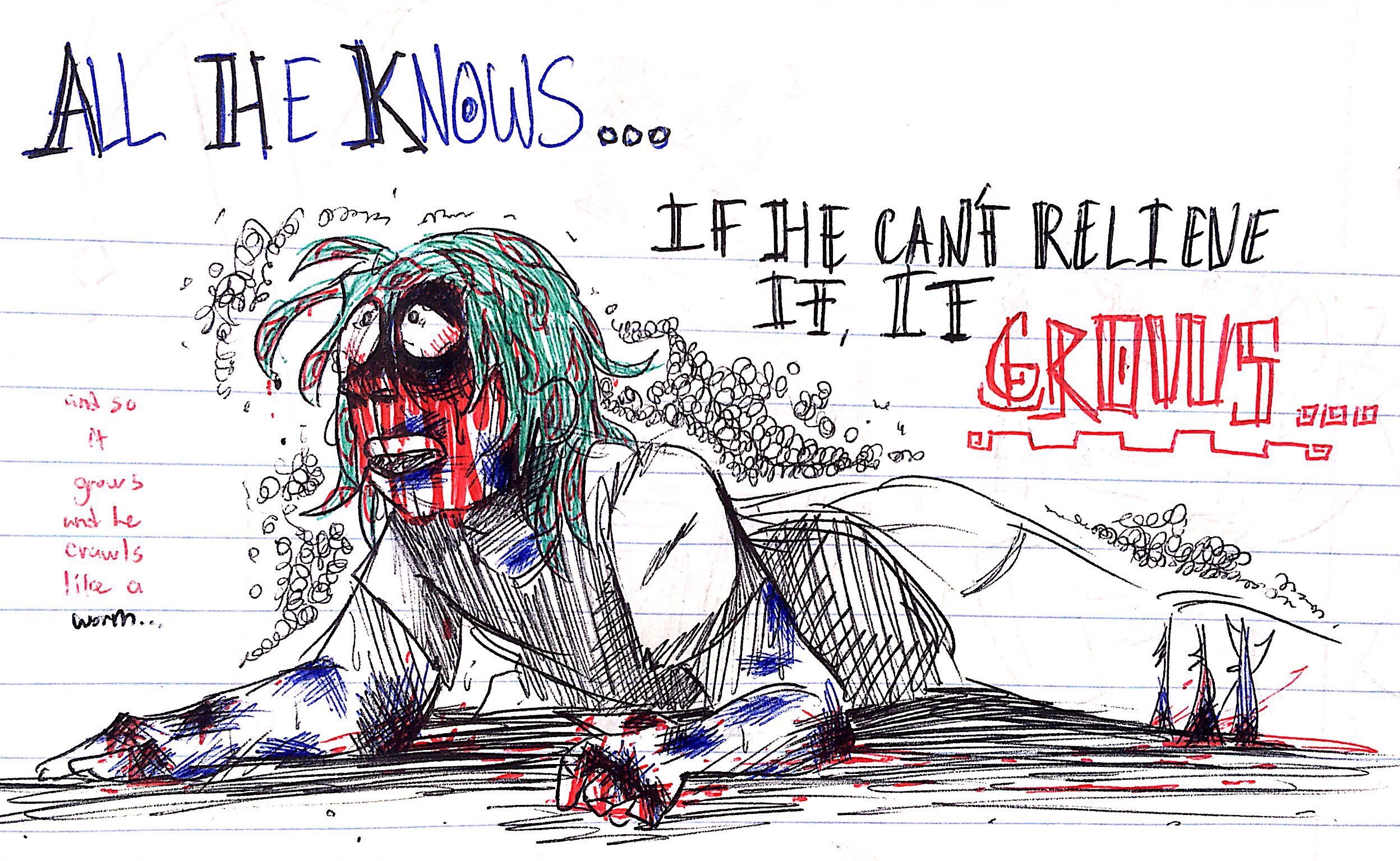 The Boy lyric doodle, 2019