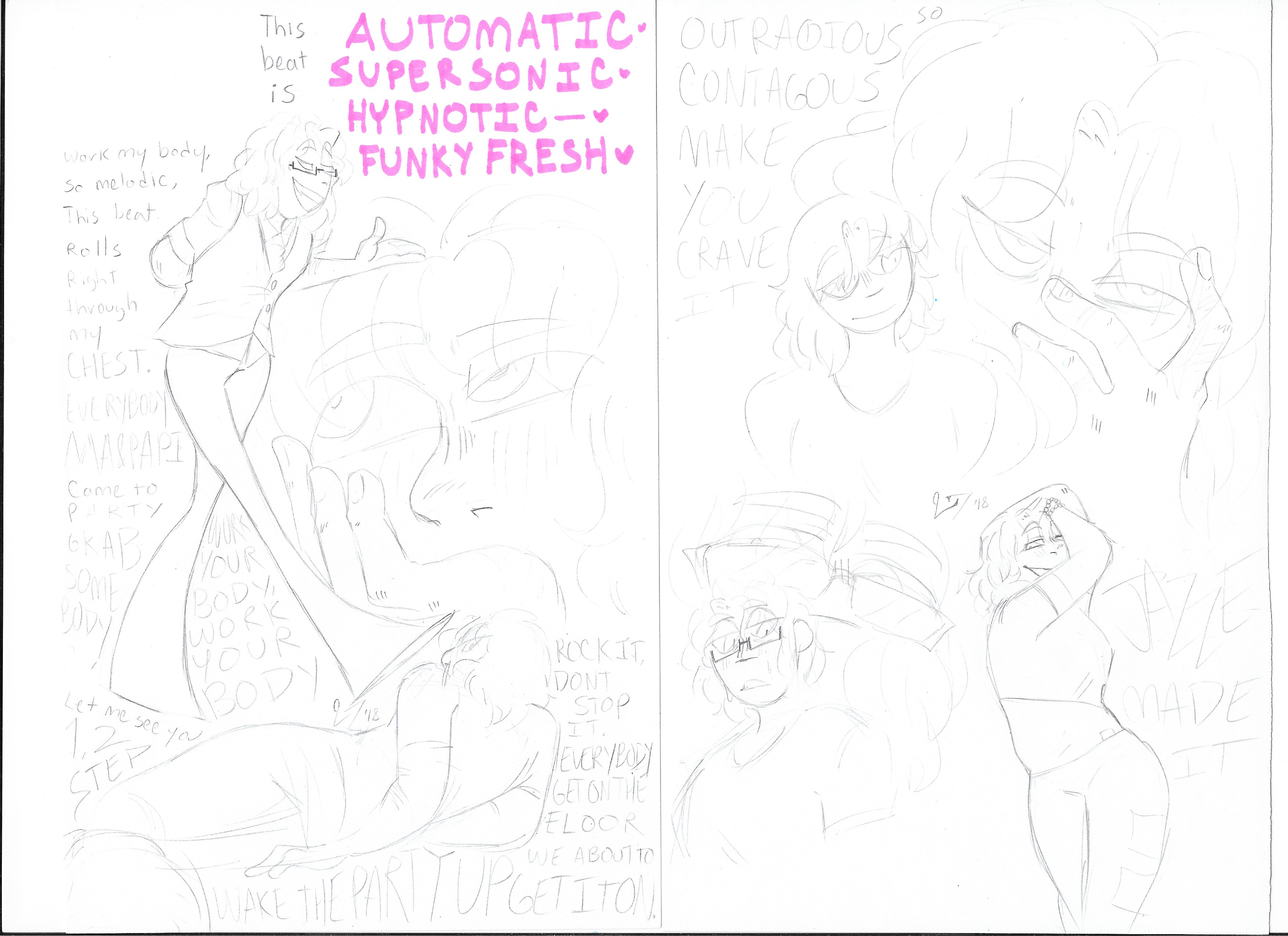 self doodles that i need to fix the contrast of LMAO