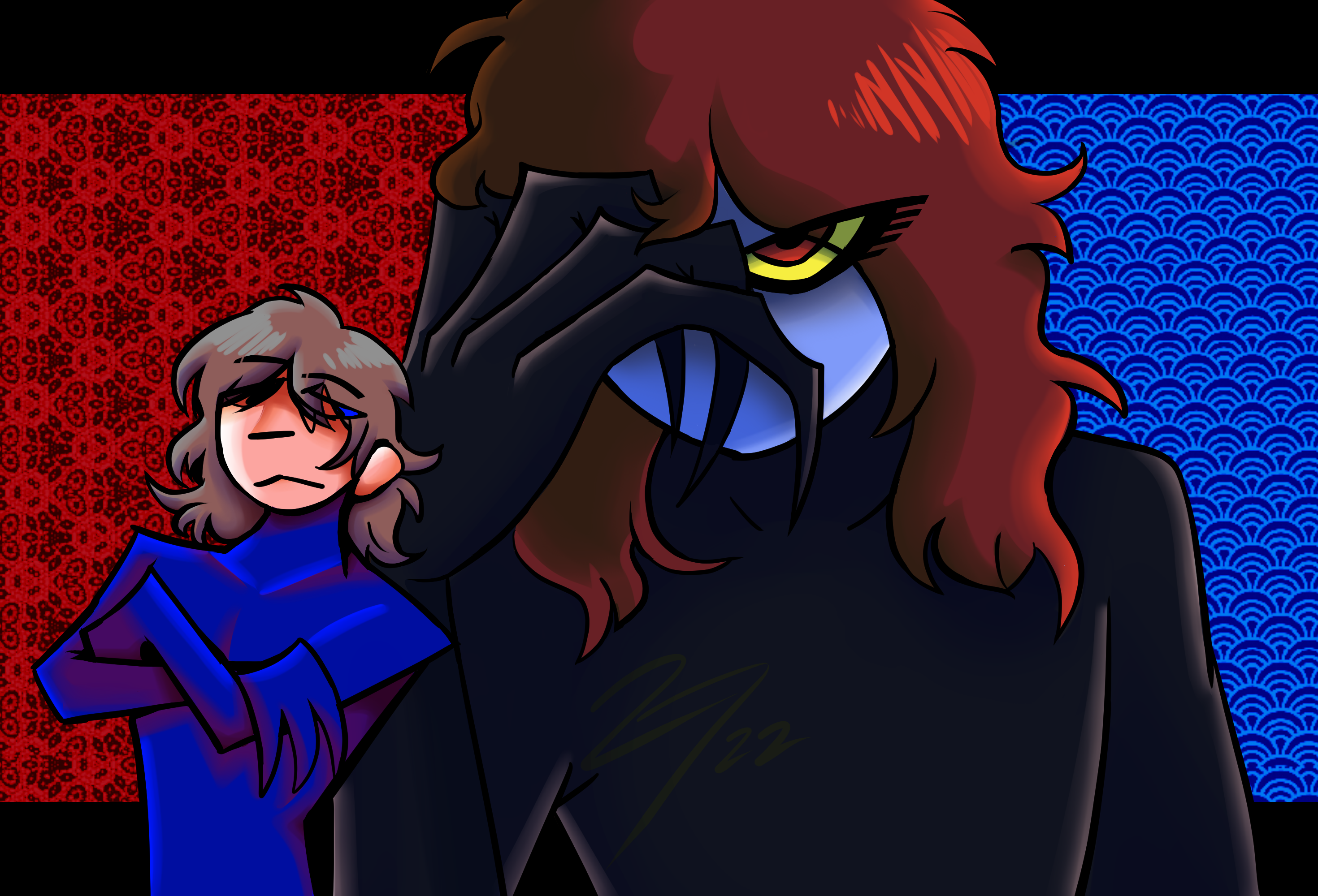 Percy V (foreground) and The Admiral (background), 2022
