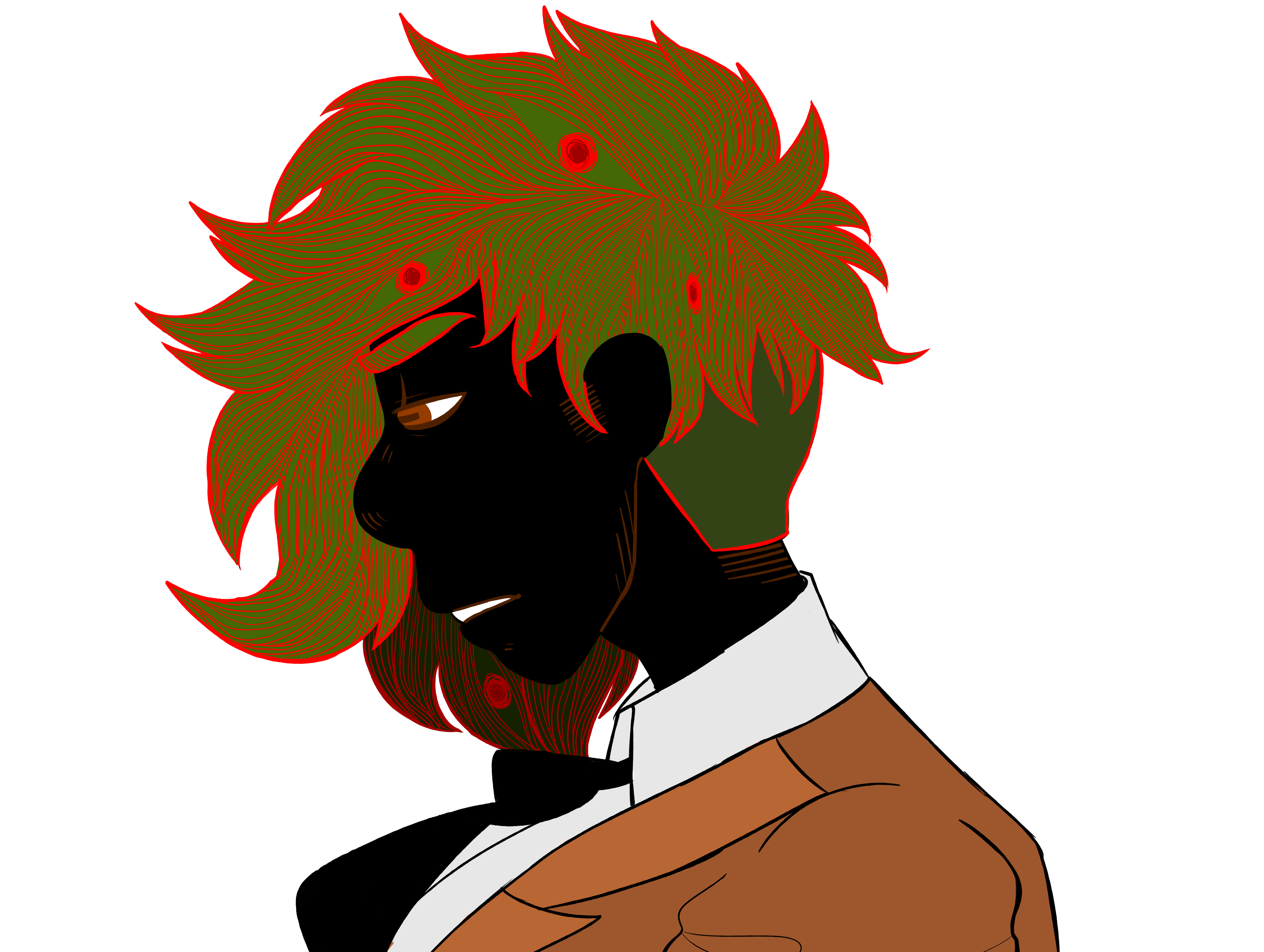 Zal Lango redraw of lost 2015 piece, 2017